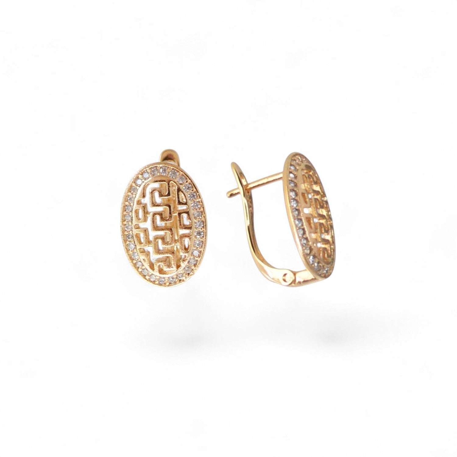 18k Gold Plated Earrings Minimalist Fashion Earrings