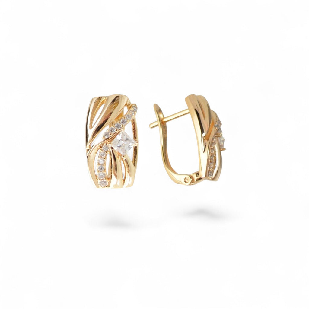18k Gold Plated Earrings Birthday Jewelry for Women