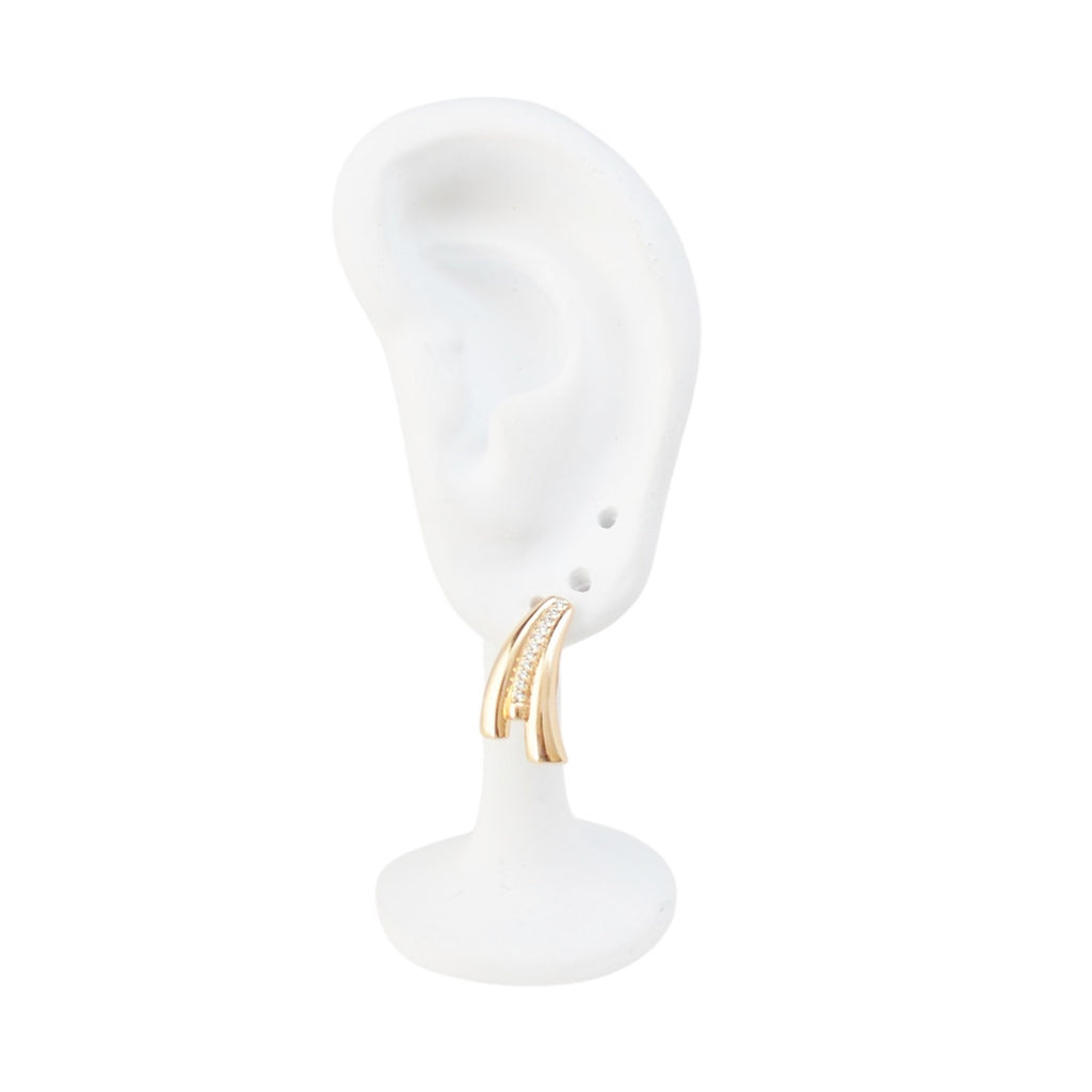 18k Gold Plated Earrings Delicate Women's Gift