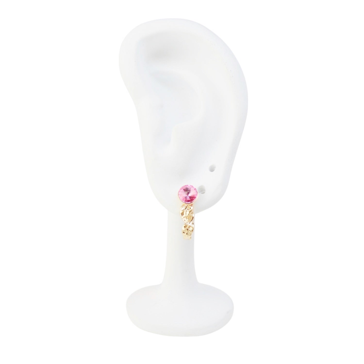 18k Gold Plated Earrings Beautiful Gold Tone Design