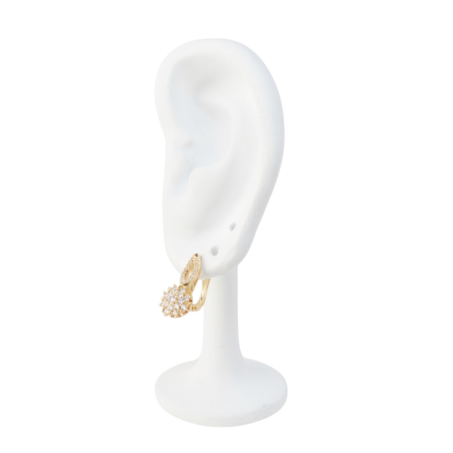 18k Gold Plated Earrings Chic Gold Tone Earrings