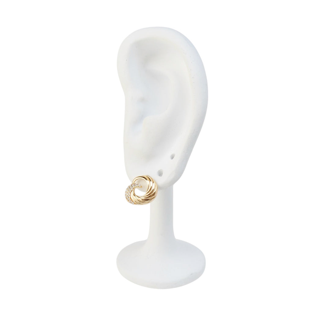18k Gold Plated Earrings Stylish Gold Fashion Jewelry