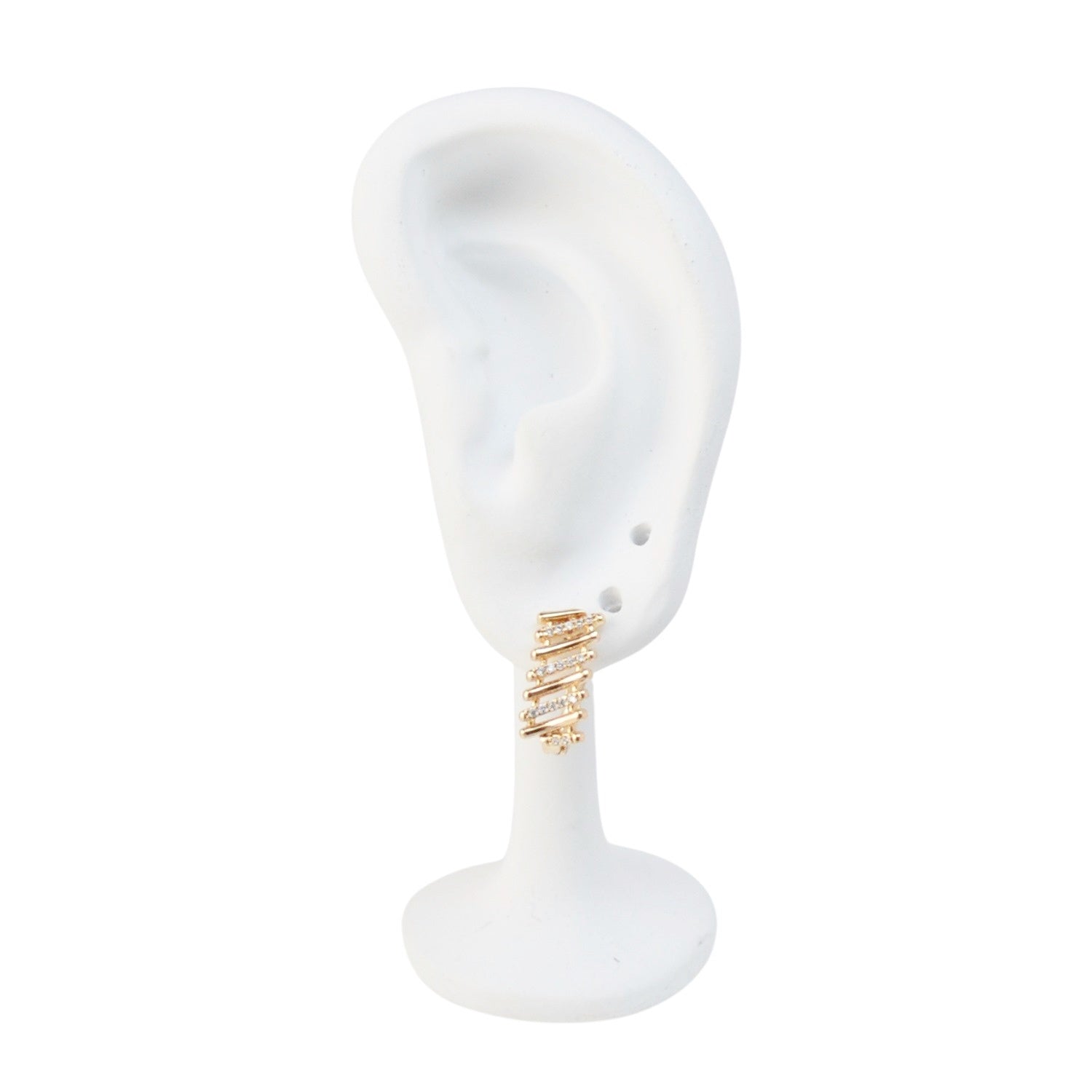 18k Gold Plated Earrings Elegant Bridal Jewelry