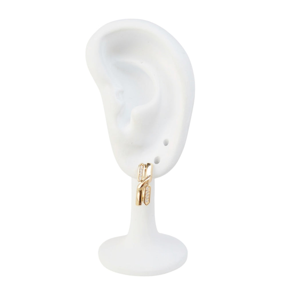 18k Gold Plated Earrings Beautiful Gift for Wife Girlfriend