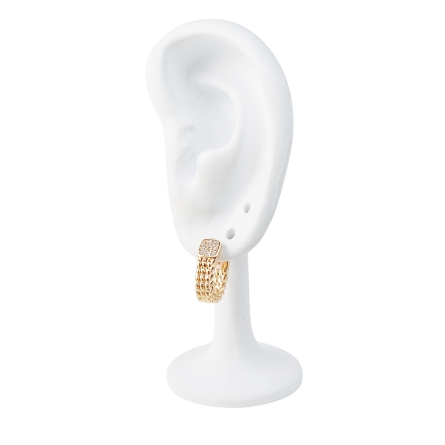 18k Gold Plated Earrings Elegant Wedding Party Jewelry