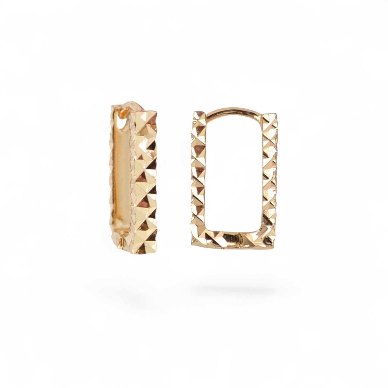 18k Gold Plated Earrings Chic Jewelry for Daily Outfit