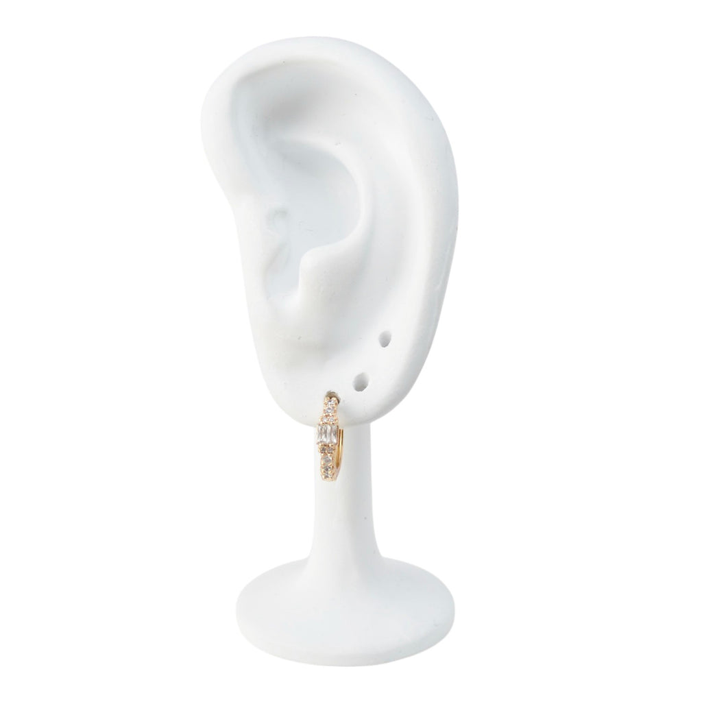 Hoops Earrings or 18k Gold Plated Earrings Statement Jewelry