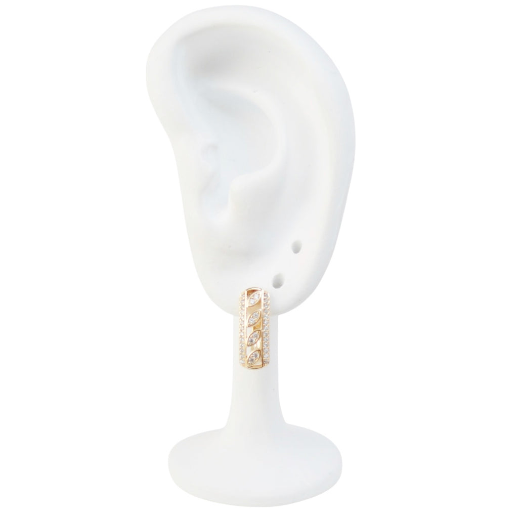 18k Gold Plated Earrings Dainty Jewelry Everyday Women Gift