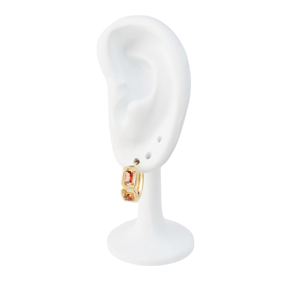 18k Gold Plated Earrings Luxury Look Affordable Jewelry