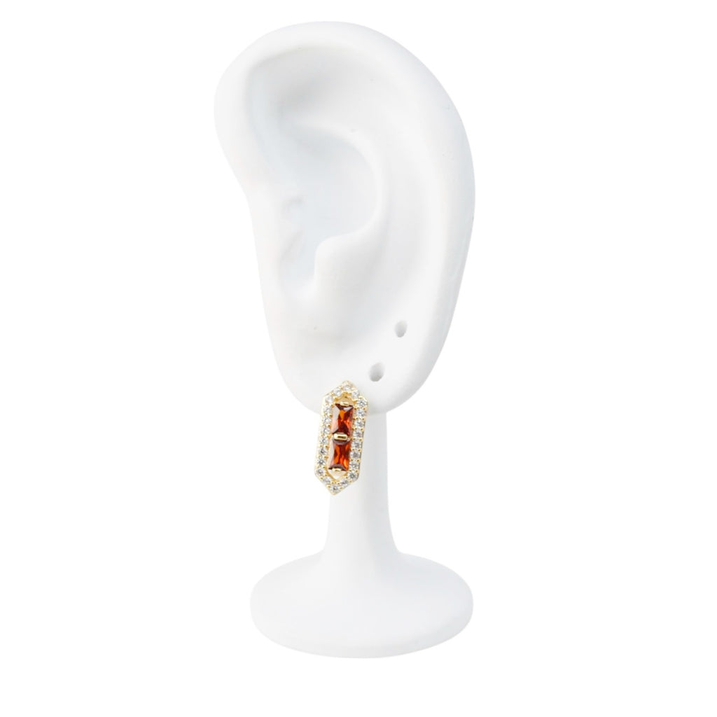 18k Gold Plated Earrings Luxury Inspired Fashion Jewelry