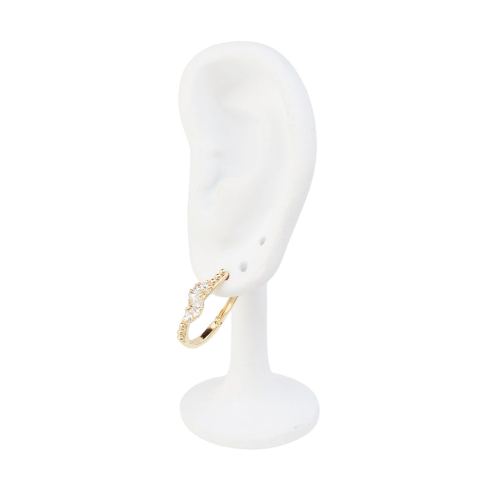 18k Gold Plated Earrings Elegant Women's Jewelry