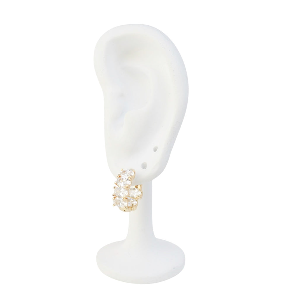 18k Gold Plated Earrings Chic Women's Accessories