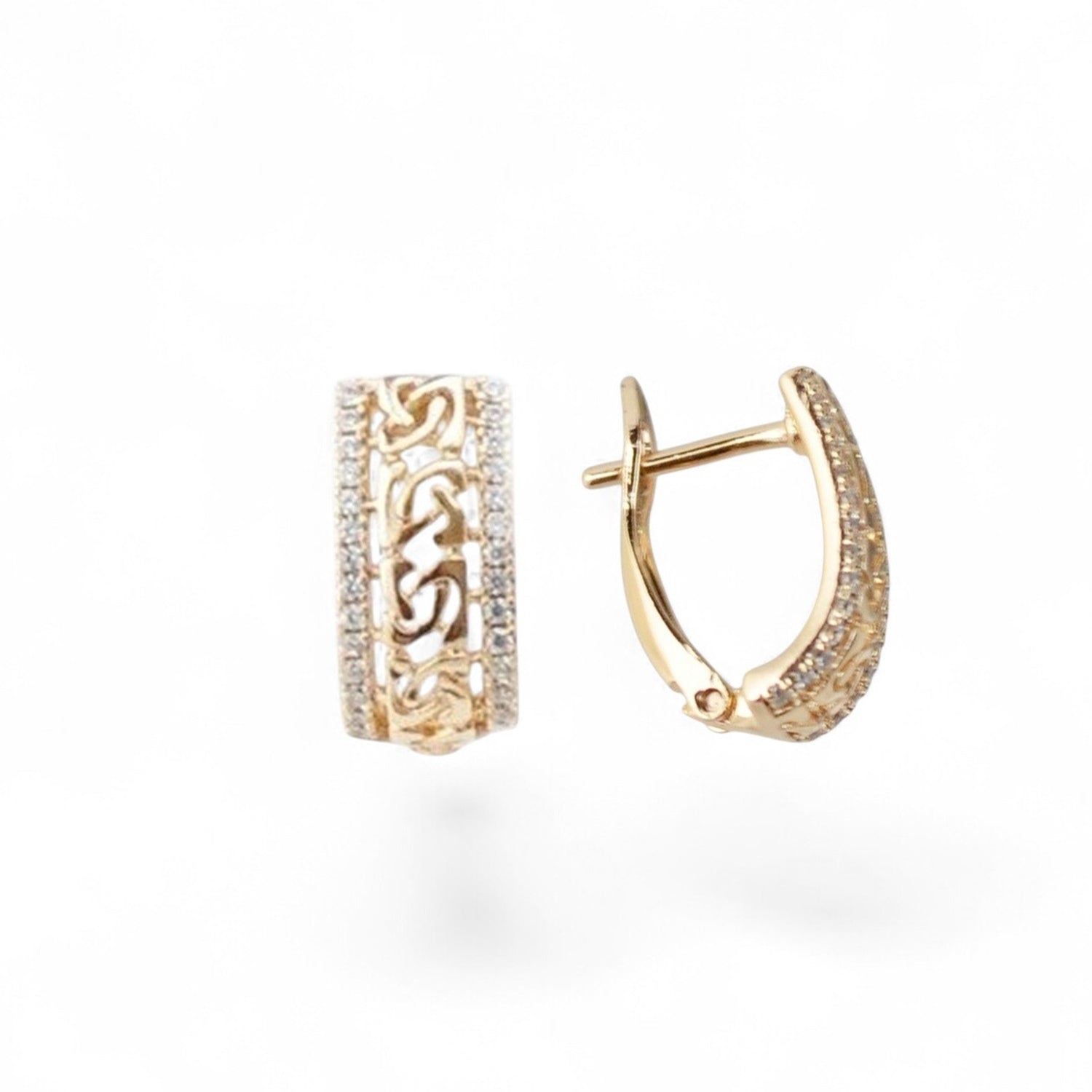 18k gold plated earrings gift idea for Her