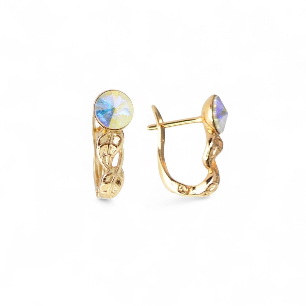 18k Gold Plated Earrings Trendy Women's Accessories