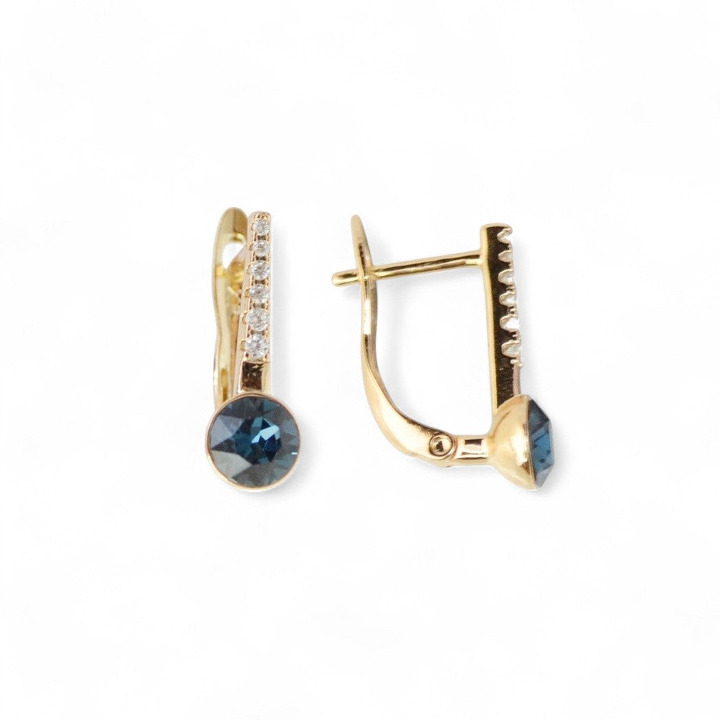 18k Gold Plated Earrings Elegant Minimal Jewelry