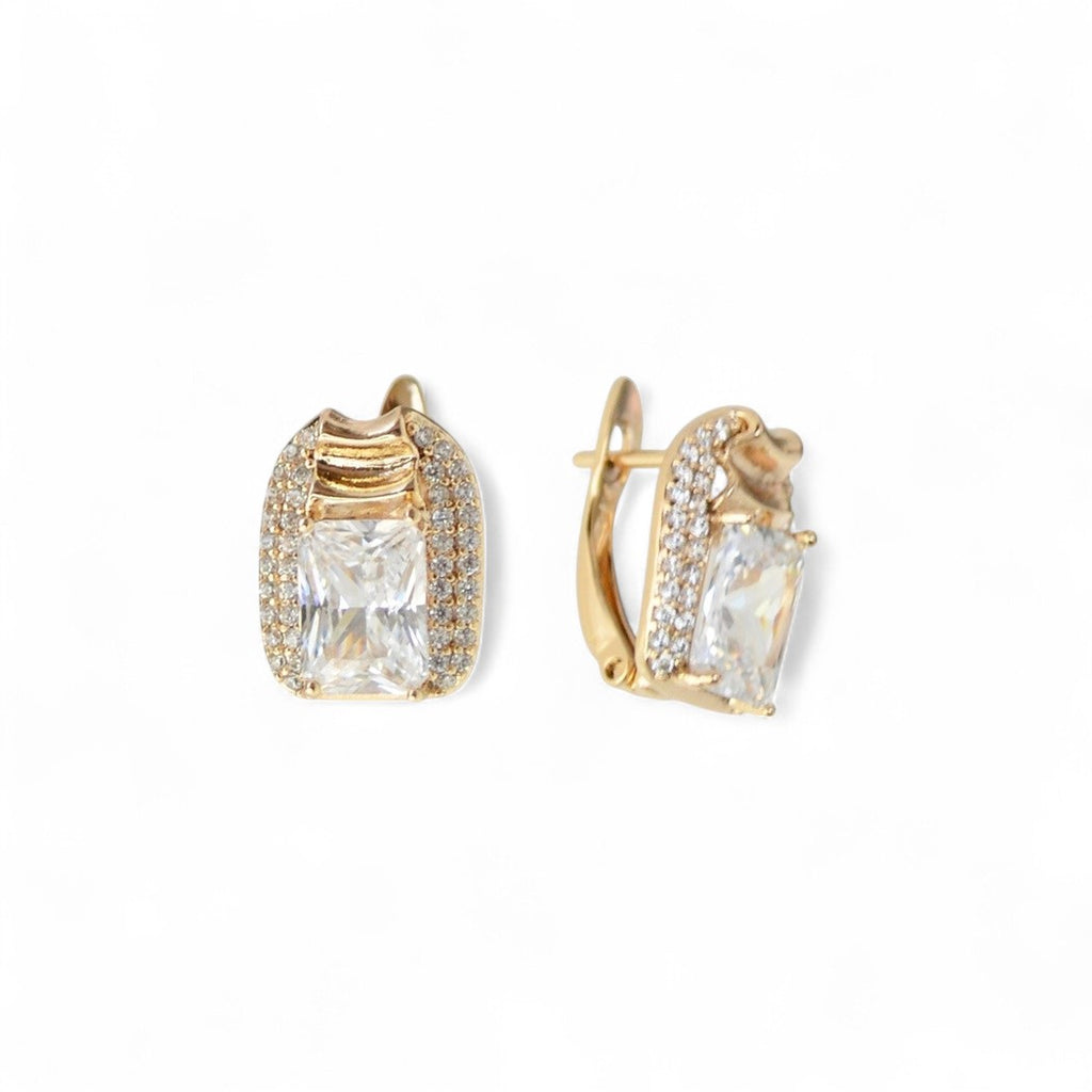 18k Gold Plated Earrings Gift for Wife and Mom