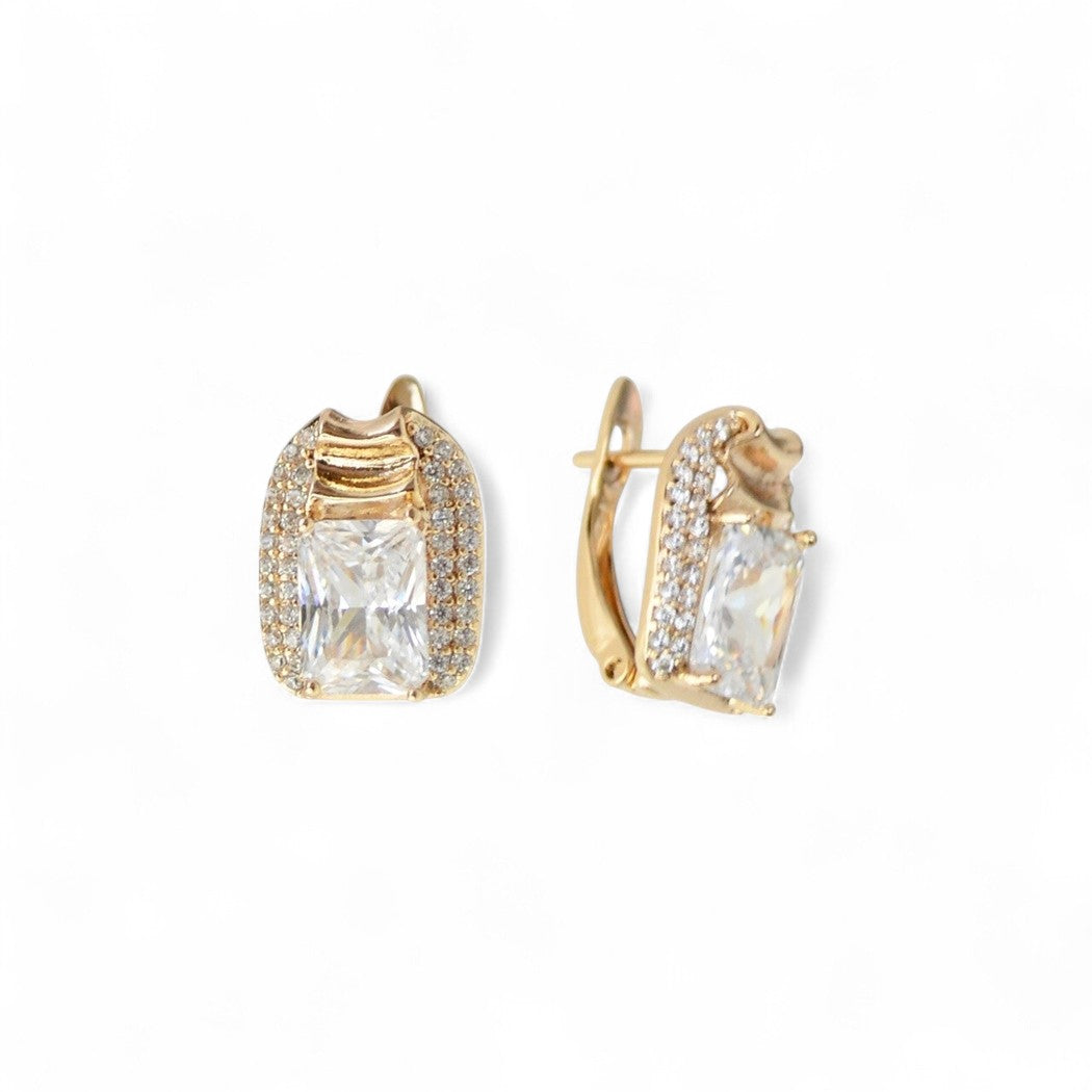 18k Gold Plated Earrings Gift for Wife and Mom