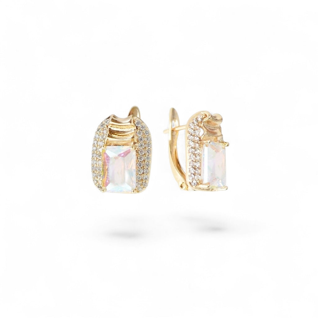 18k Gold Plated Earrings Elegant Jewelry for Gifts