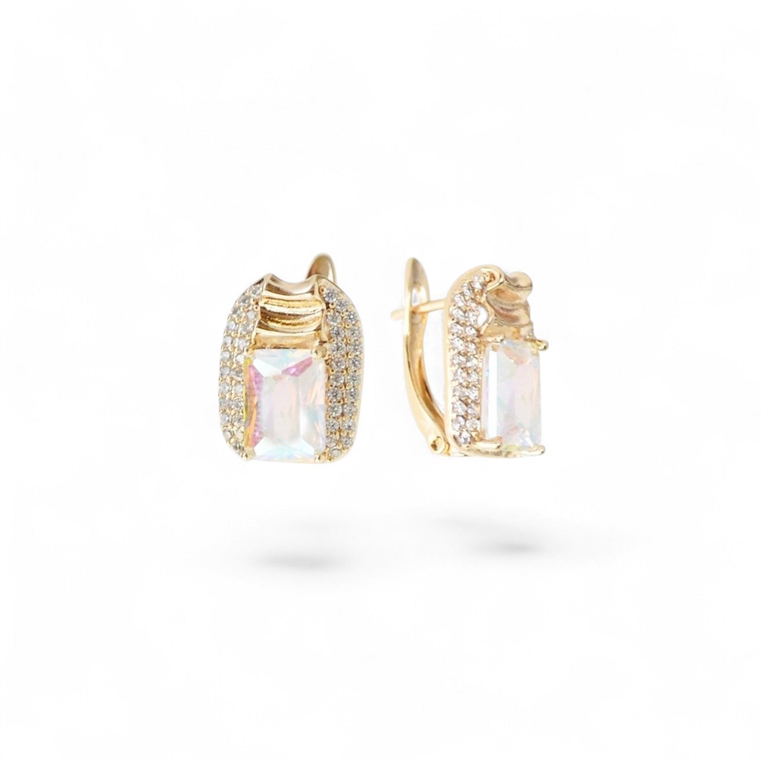 18k Gold Plated Earrings Elegant Jewelry for Gifts