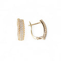 18k Gold Plated Earrings Elegant Jewelry for Work