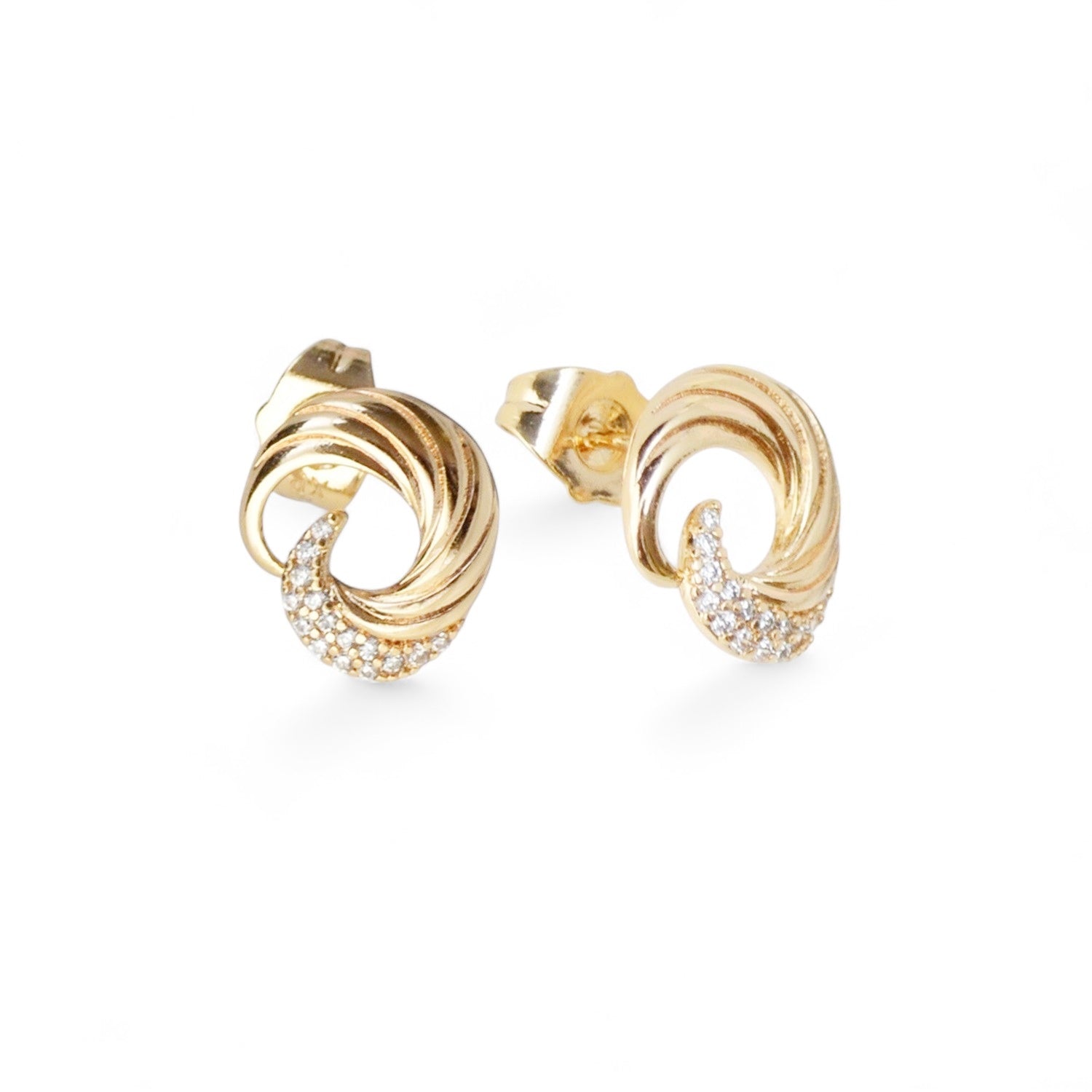 18k Gold Plated Earrings Stylish Gold Fashion Jewelry