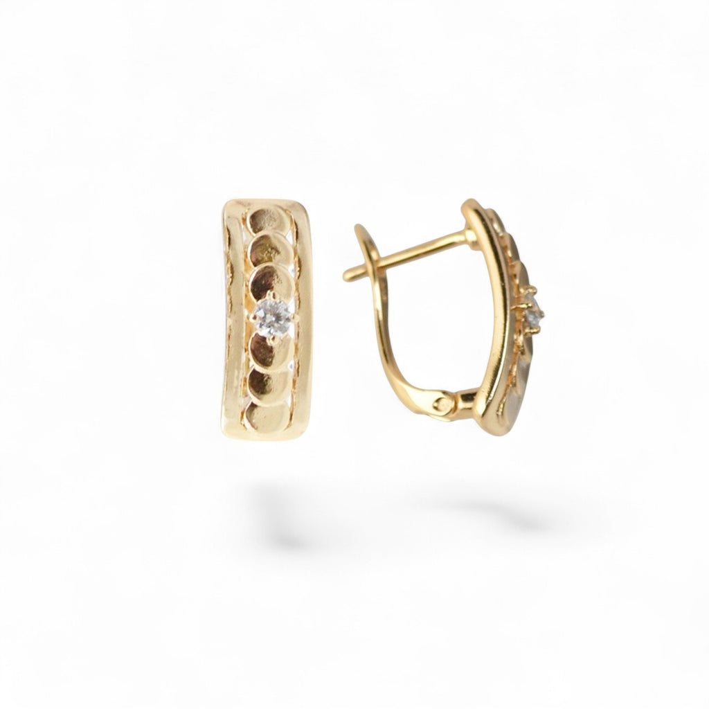 18k Gold Plated Earrings Wedding Guest Jewelry