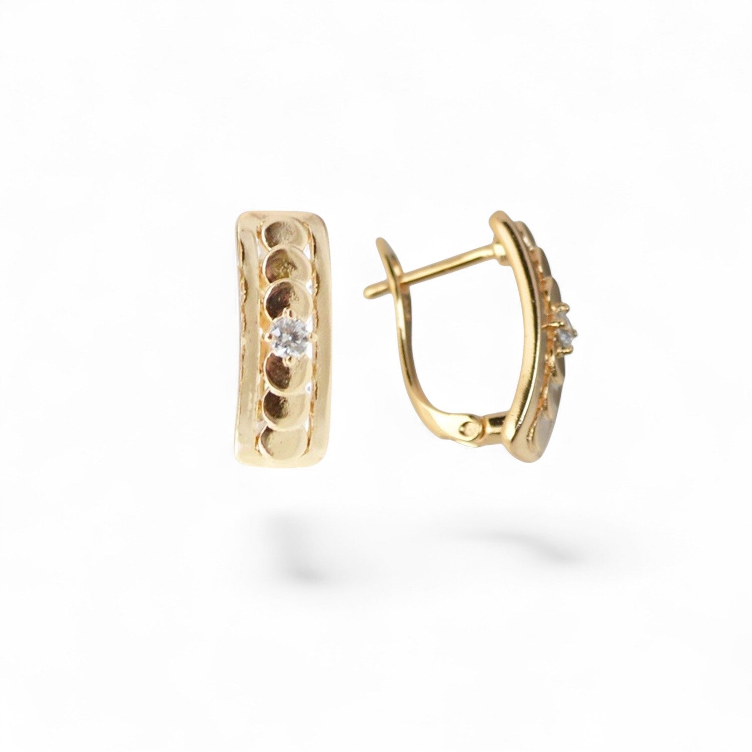 18k Gold Plated Earrings Wedding Guest Jewelry