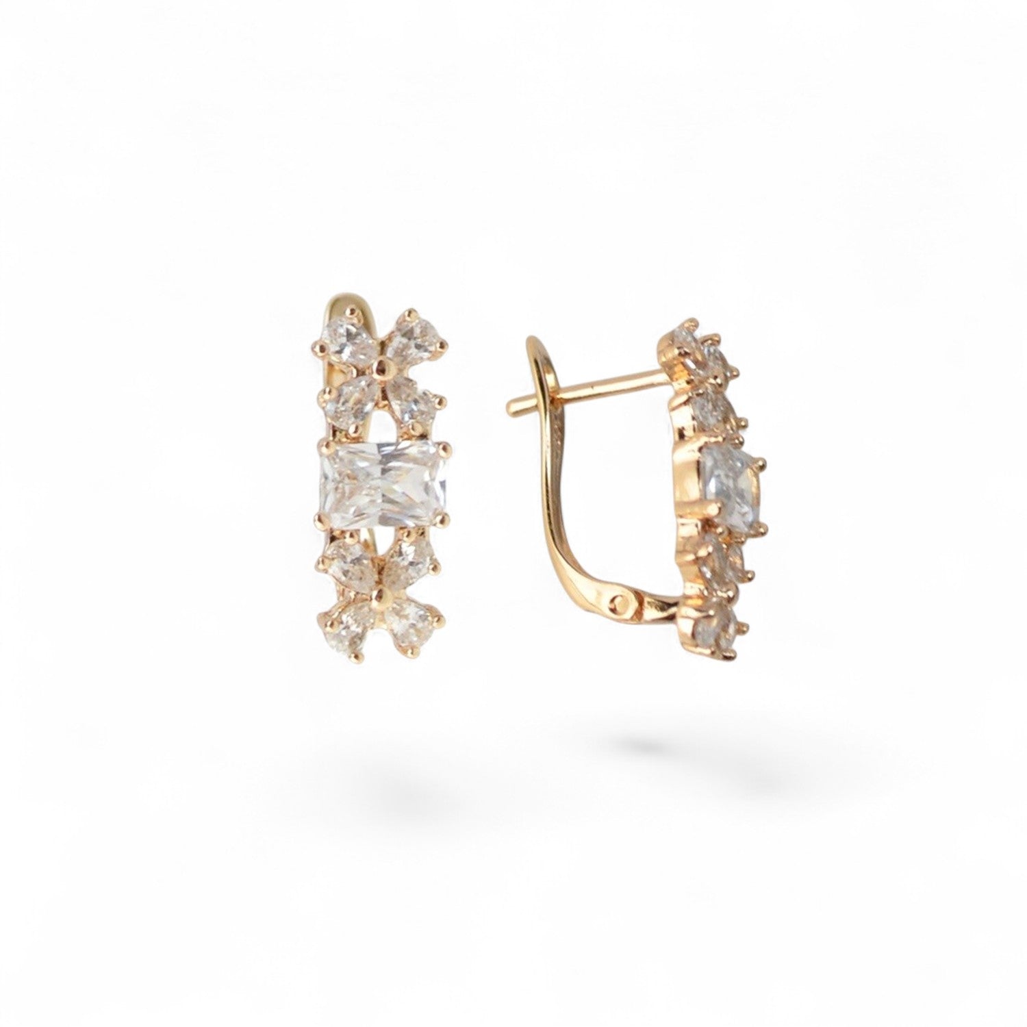 18k Gold Plated Earrings Stylish Everyday Accessory