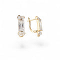 18k Gold Plated Earrings Elegant Jewelry for Casual Wear