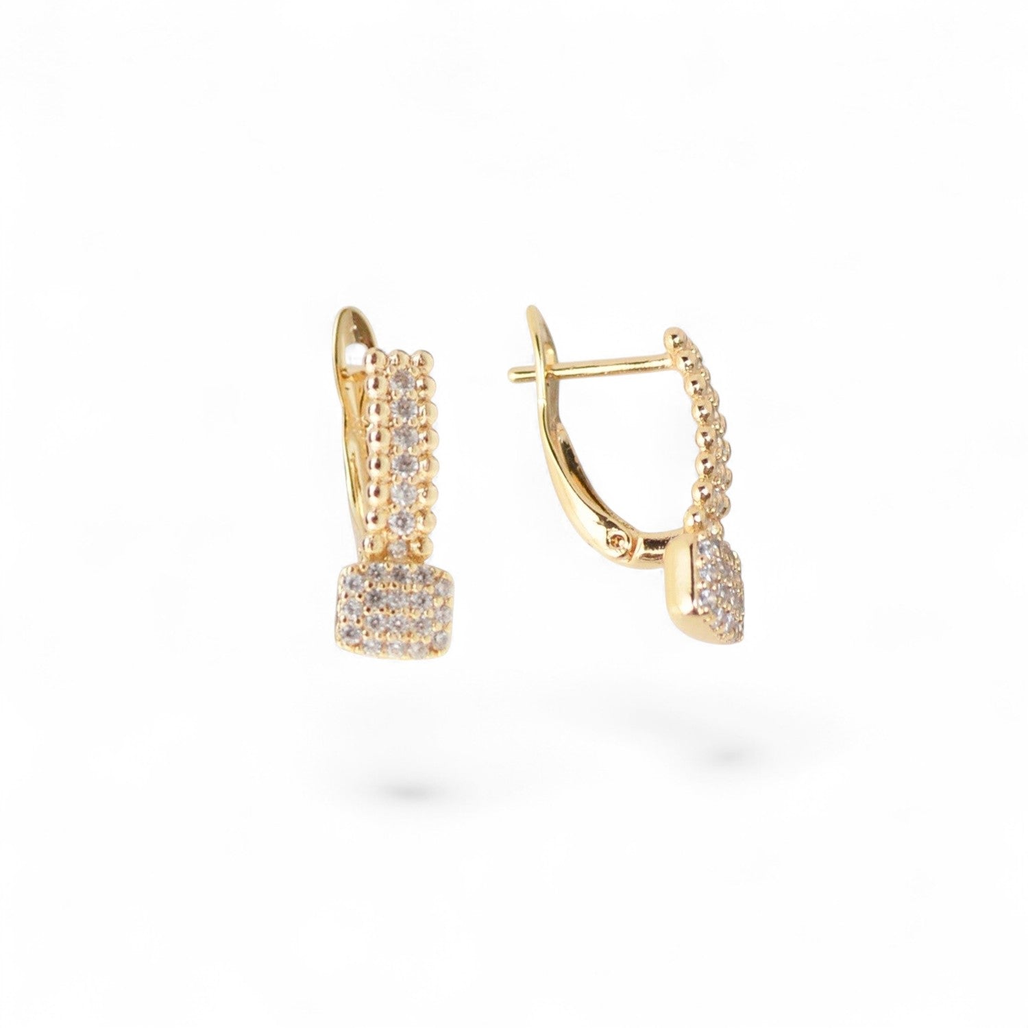 18k Gold Plated Earrings Everyday Gold Fashion