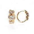 18k Gold Earrings: Trendy Jewelry for Modern Women Gift idea