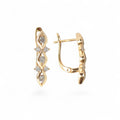18k Gold Plated Earrings Minimalist Elegant Design