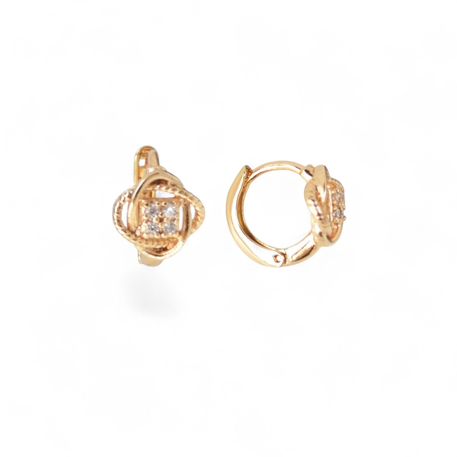 18k Gold Plated Earrings Classic Style for Any Occasion
