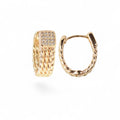 18k Gold Plated Earrings Elegant Wedding Party Jewelry
