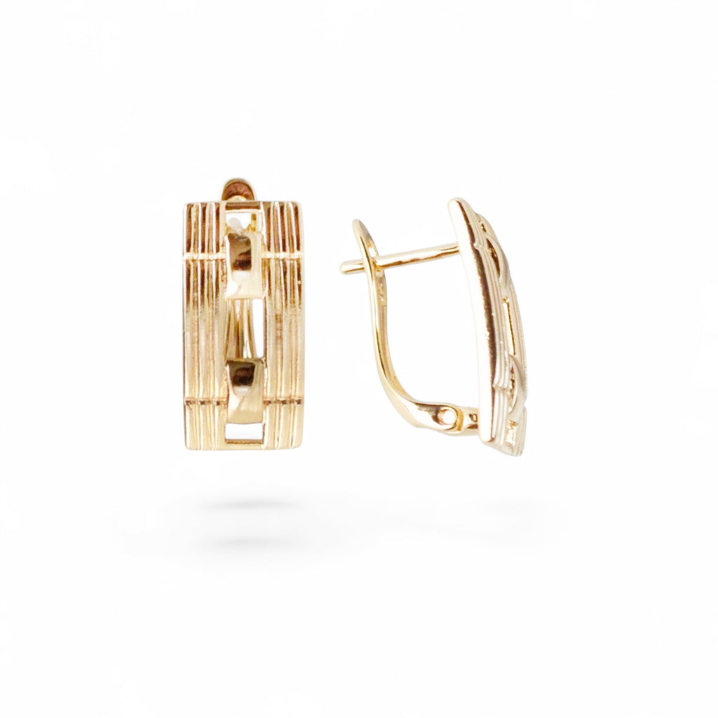 18k Gold Plated Earrings Luxury Inspired Fashion Accessory
