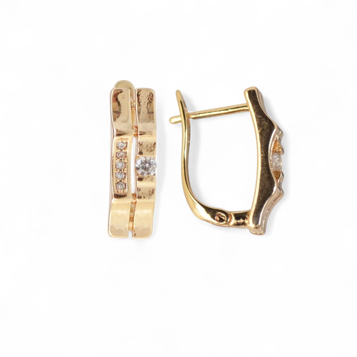 18k Gold Plated Earrings Hypoallergenic Style Jewelry