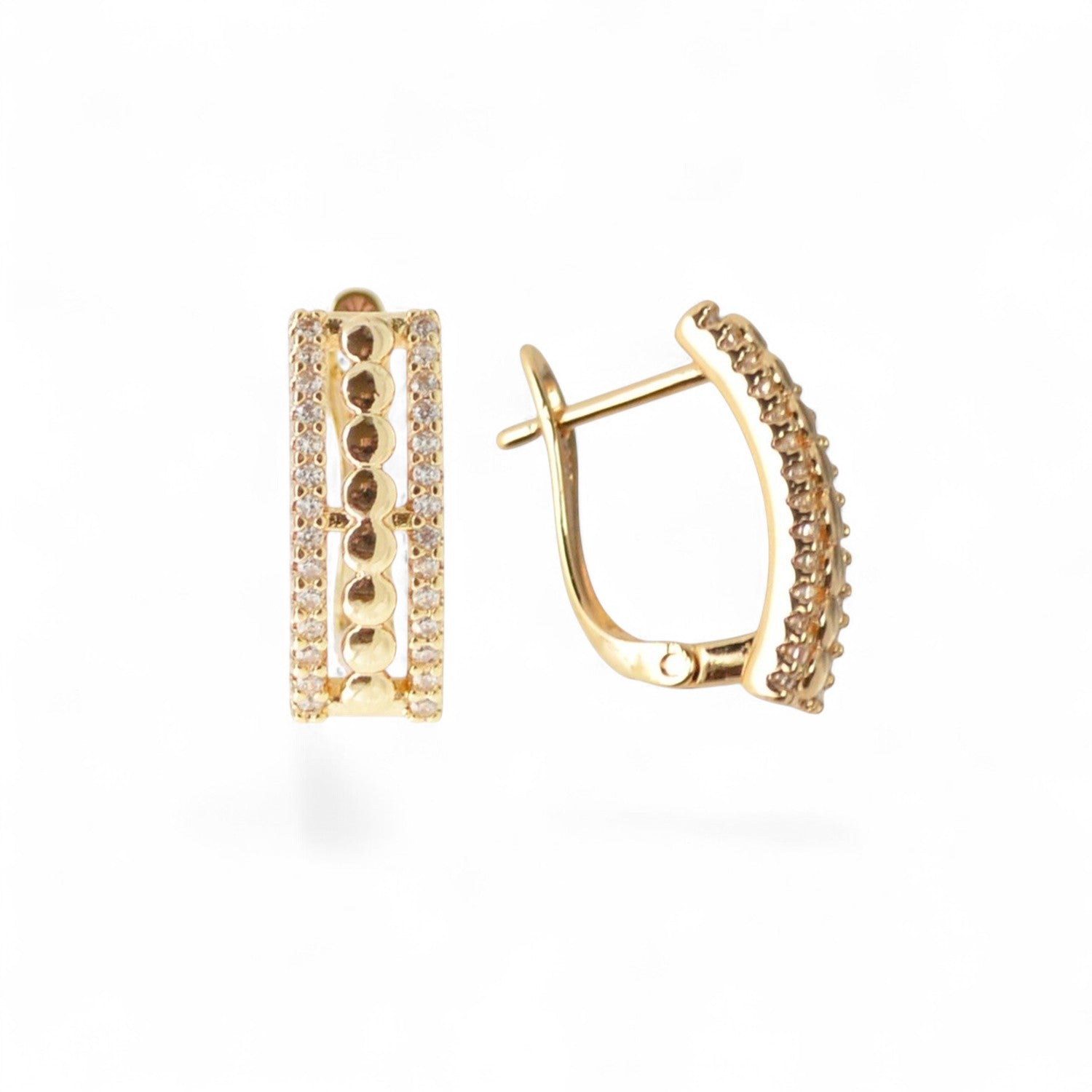 18k Gold Plated Earrings Trendy Accessories for Modern Women