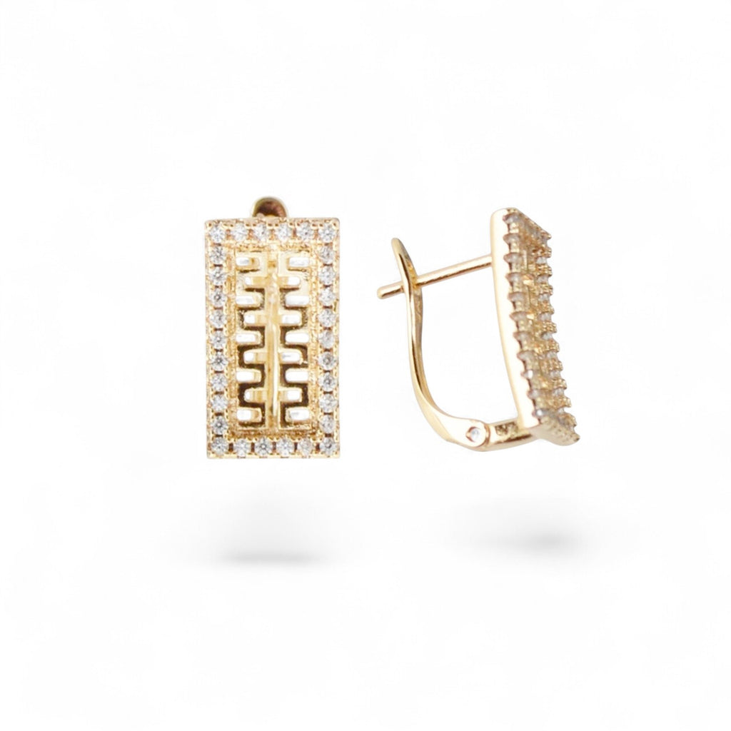 18k Gold Plated Earrings Fashion Gift for Mom Sister Wife