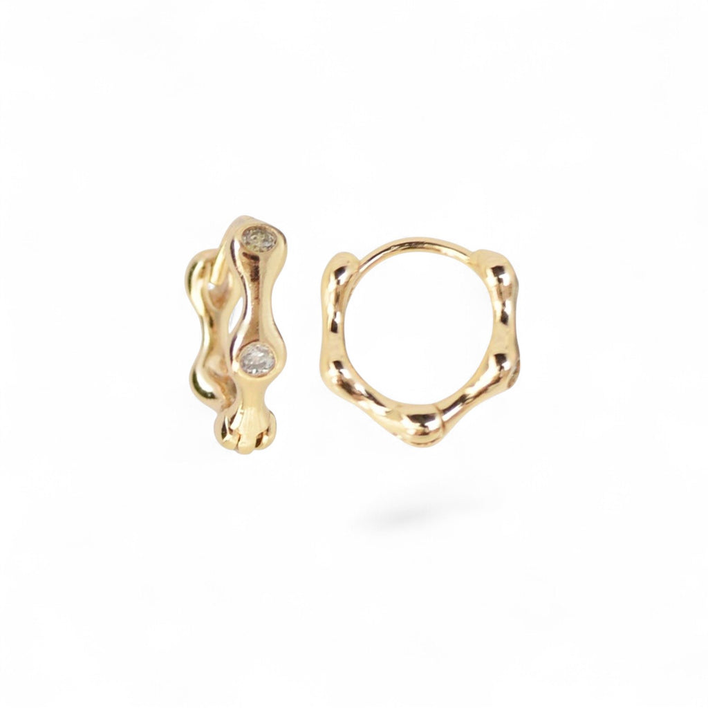 18k Gold Plated Earrings Gold Jewelry Minimalist Stud Earrings