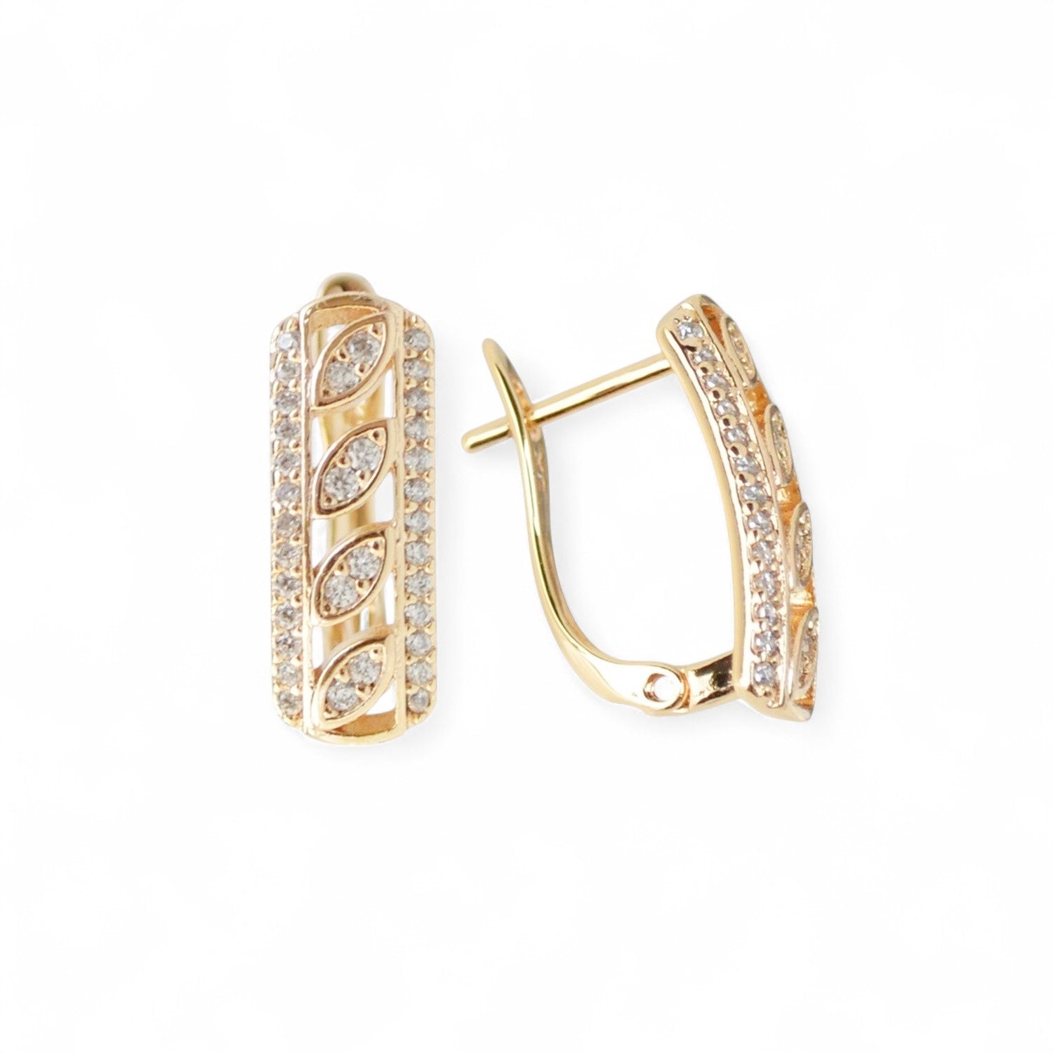 18k Gold Plated Earrings Dainty Jewelry Everyday Women Gift