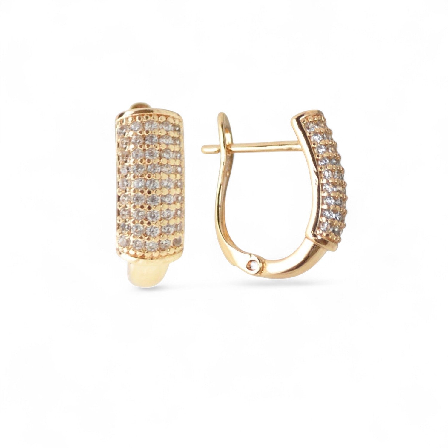 18k Gold Plated Earrings Modern Jewelry for Women