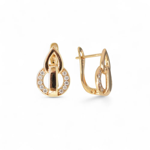 18k Gold Earrings Premium Quality Women's Jewelry Gift