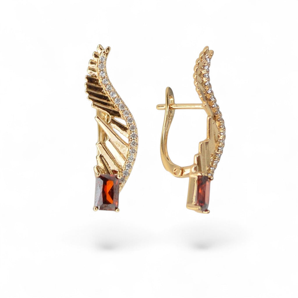 18k Gold Plated Earrings Anniversary Gift for Women