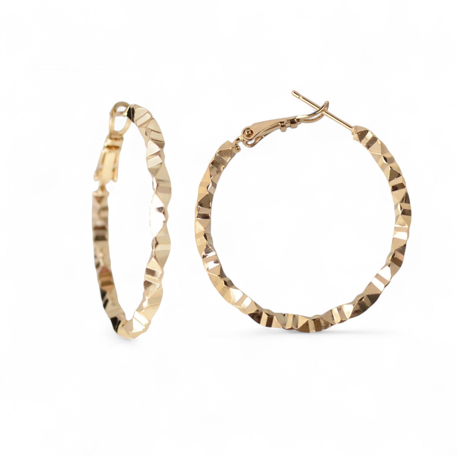 18k Gold Plated Earrings Stylish Jewelry for Parties Gift