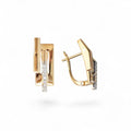 18k Gold Earrings Elegant Daily Accessories: Jewelry gift
