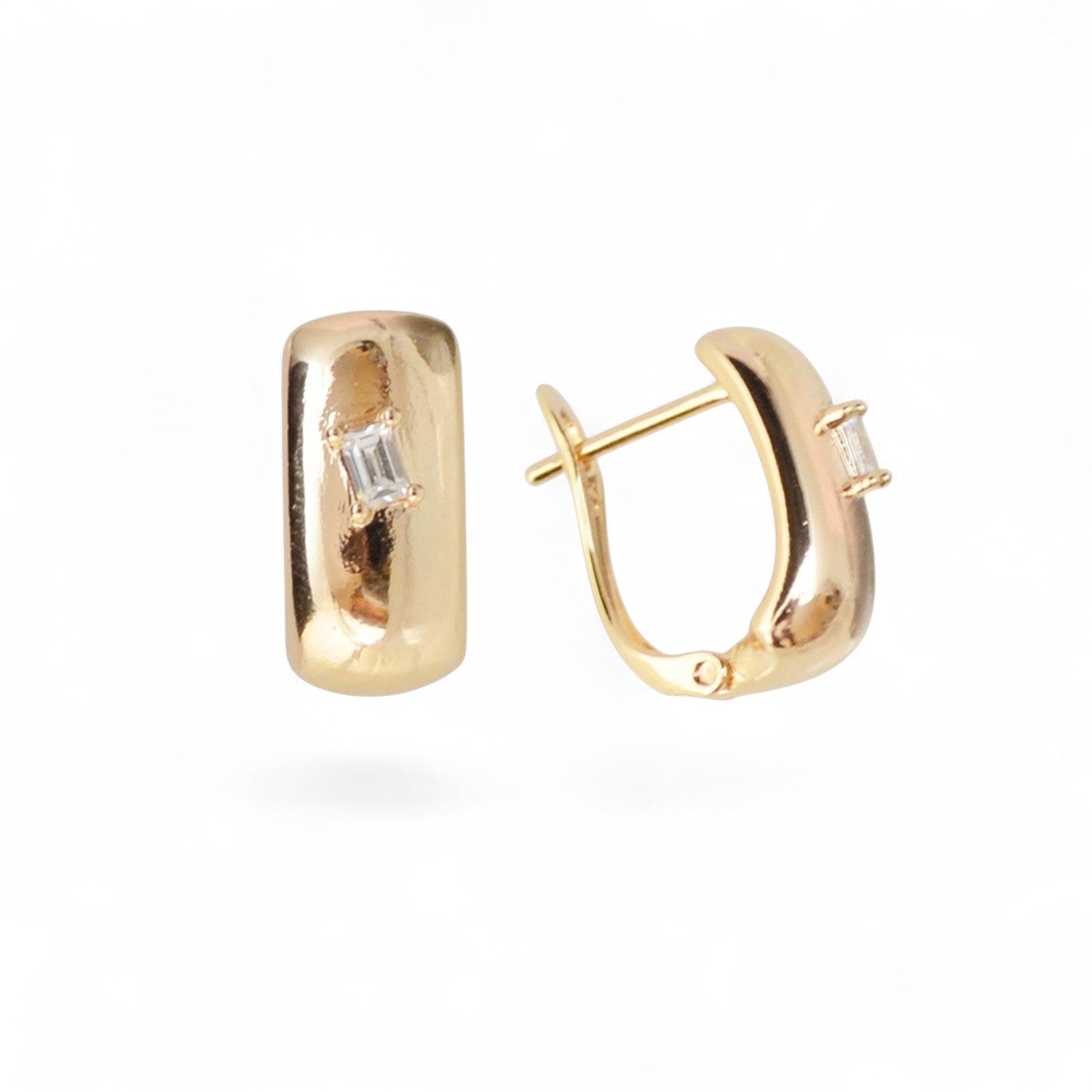 18k Gold Plated Earrings Dainty Gift for Girlfriend