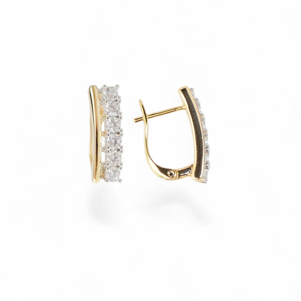 18k Gold Plated Earrings Beautiful Fashion Accessory