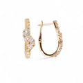 18k Gold Plated Earrings Elegant Women's Jewelry