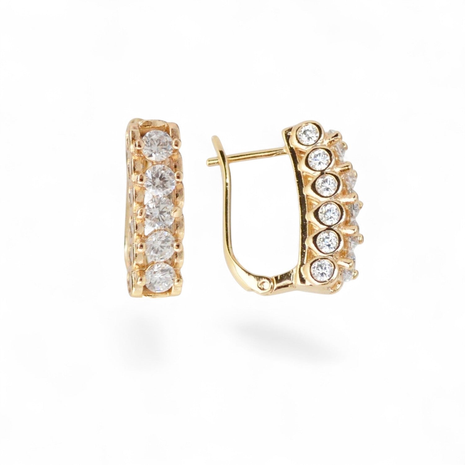 18k Gold Plated Earrings Stylish Everyday Earrings