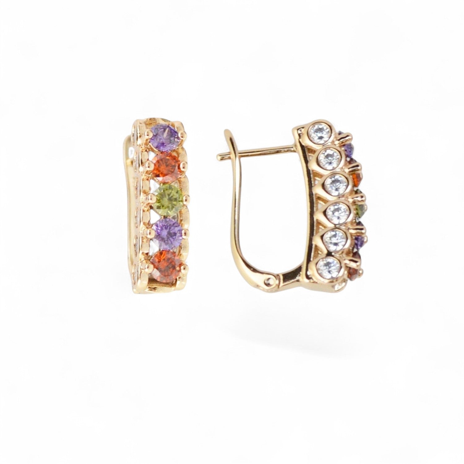 18k Gold Earrings Classic Elegant Gift: Jewellery